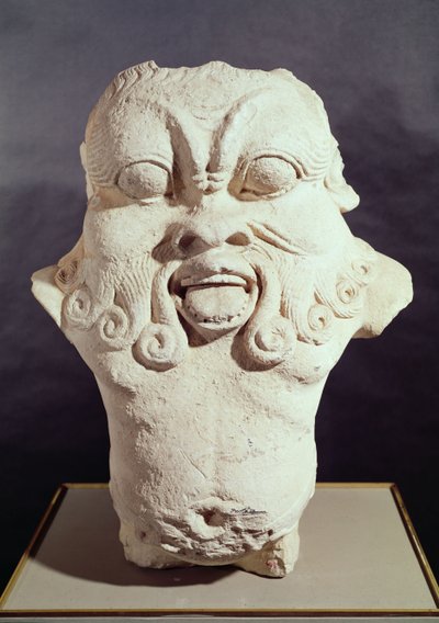 Der Gott Bes (Stein) von Egyptian Ptolemaic Period